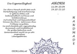 Picture of Lebensbaum Anhänger Ahorn 11.04-20.04 / 14.10-23.10