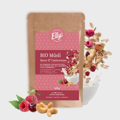 Bild von BIO Birchermüsli Himbeere/Cranberry