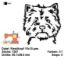 Bild von West Higland Terrier, Stickdatei Für Rahmengröße: 10x10