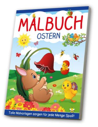 Picture of Media Verlag, Malbuch Frühjahr & Ostern, A4, 64 Seiten  8555