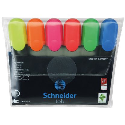 Picture of Schneider, Textmarker, 6 Stück, Job  