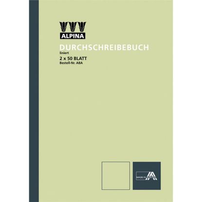 Picture of Alpina, Durchschreibebuch, A5 hoch, 2 x 50 Blatt, A8A  STD
