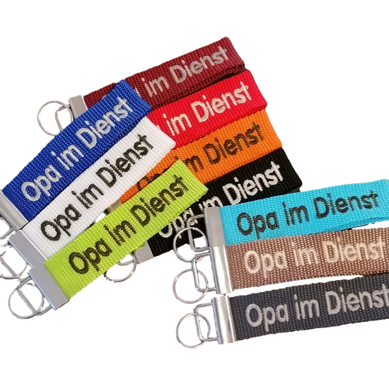 Bild von Verschiedene Schlüsselanhänger aus Gurtband - ENE24