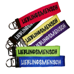 Bild von Verschiedene Schlüsselanhänger aus Gurtband - ENE24