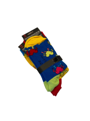Bild von Socken - Socks 4 Fun - More Fun In Life!!! - Gelb mit blauem Bund und roter Ferse