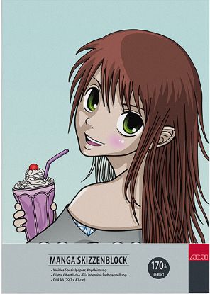 Picture of Manga Skizzenblock 170gr. A4 35 Blatt