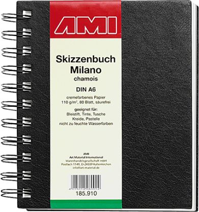 Picture of Skizzenbuch Milano A6 chamois 80 Blatt