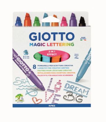 Bild von Giotto Magic Lettering 8er Etui