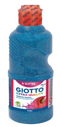 Picture of Giotto Paint Glitter EQ 250ml. hellblau