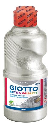 Picture of Giotto Temperafarbe Metal silber 250ml.