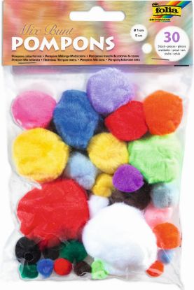 Picture of Pompons mix bunt