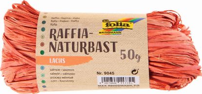 Picture of Raffia-Naturbast 50gr. Bündel - lachs