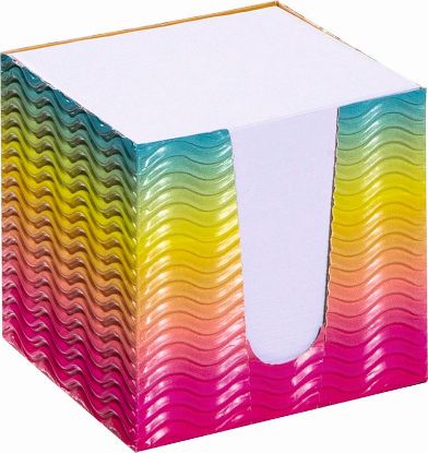 Picture of Notizbox Regenbogen aus 3D-Welle
