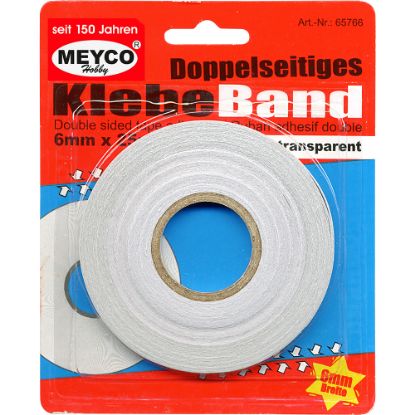 Picture of Doppelseitiges Klebeband 6mm x 25m