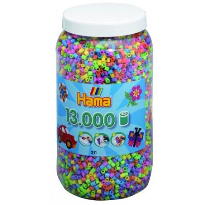 Picture of Hama Bügelperlen Dose Pastell 13000 Stück