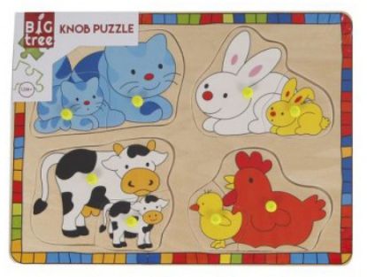 Picture of Holzpuzzle Tiere  - Mutter - Kind