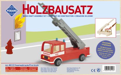 Picture of Holzbausatz - Feuerwehrauto