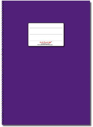 Bild von Collegeblock A4 lin/kar - 80 Blatt - violett