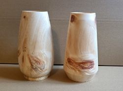 Bild von Zirbenholz Vase