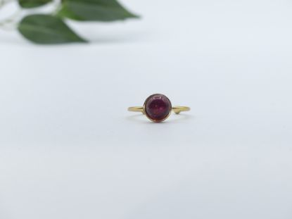 Picture of Ring - Kollektion "Eingefasster Glanz" - rot