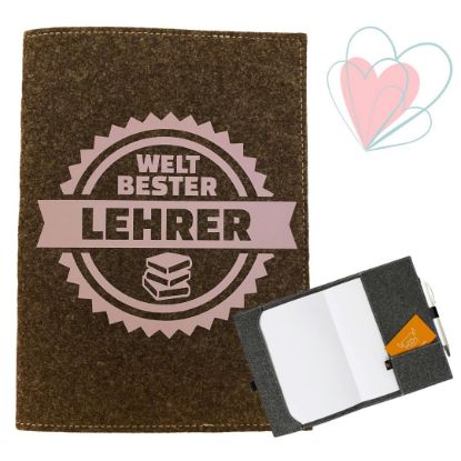 Picture of „Weltbester Lehrer“-Notizbuchhülle