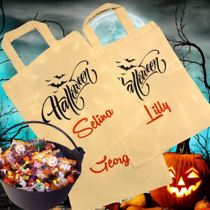 Zeige Details für Personalisierbares Halloween-Sackerl – dein Name, dein Stil, dein Süßigkeiten-Sammler! 🦇🎃 Bild von Personalisierbares Halloween-Sackerl – dein Name, dein Stil, dein Süßigkeiten-Sammler! 🦇🎃