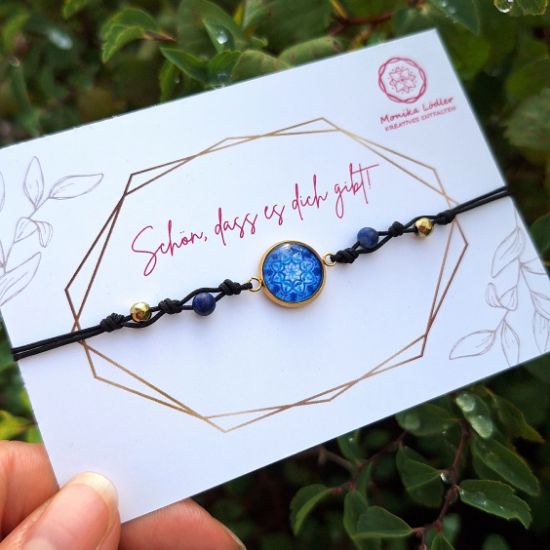 Picture of GoodVibes - Armband mit Fassung Edelstahl goldfarbig