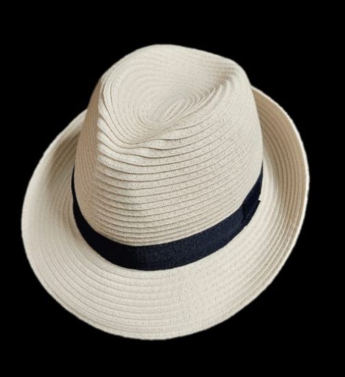 Bild von  Kinder Papierhut - mit schwarzen Band