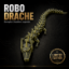 Bild von Beweglicher Drache / Schwarz-Gold / 52cm